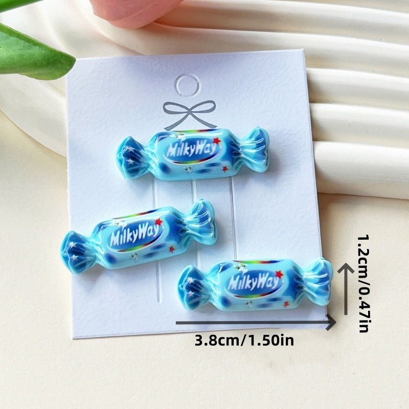 10 Charmes en Résine Simulation Bonbon Mignons | Accessoires DIY pour Bijoux, Colliers, Bracelets - KAWAHIP Charms - KAWAII FAVIE
