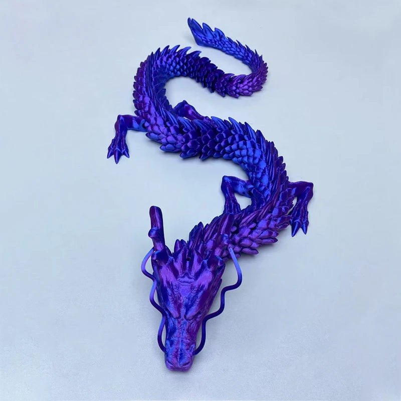 Dragon Articulé 3D Nautique | Jouet Créatif et Décoration de Bureau - Modèle Collection Jouet 3D - KAWAII FAVIE