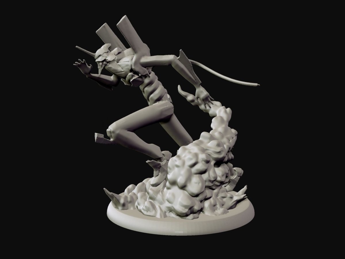EVA Unit-01 NGE STL - Statue Dynamique Pose Modèles 3D- KAWAII FAVIE
