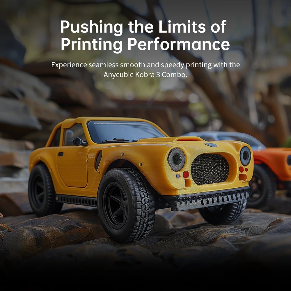 IMPRIMANTE 3D MULTICOLORE ANYCUBIC Kobra 3 Combo -Jusqu'à 8 Couleurs • Vitesse Ultra-Rapide 600 mm/s IMPRIMANTE 3D