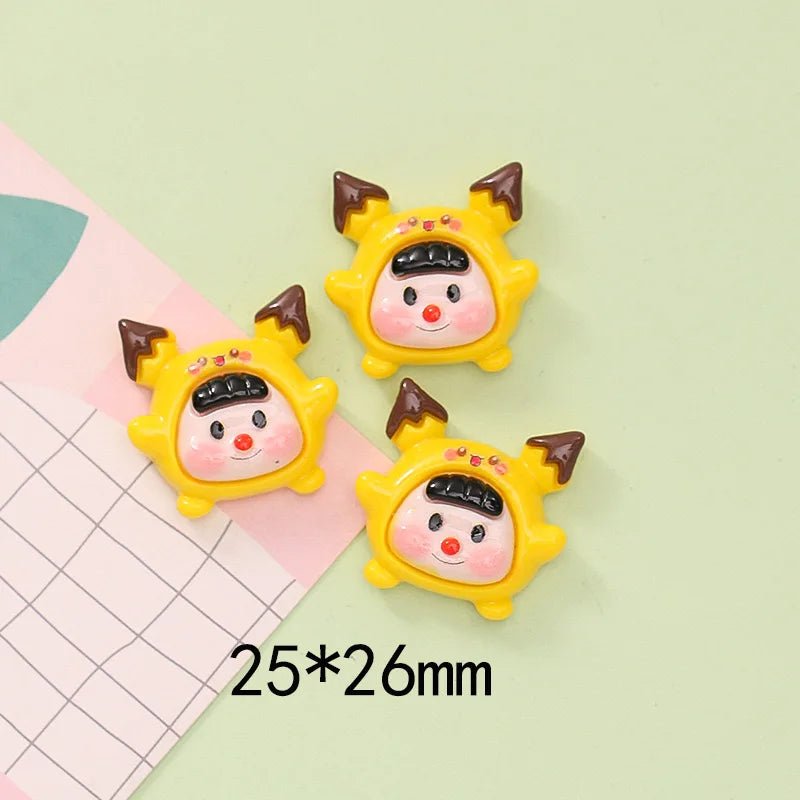 Lot d'Accessoires 10 pcs en Résine KAWAHIP | Charms Dessert et Animaux Mignons - DIY, Décoration Créative Charms - KAWAII FAVIE