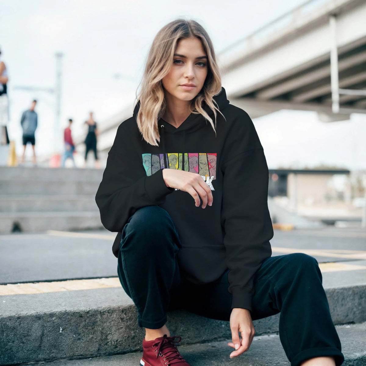 Sweat à Capuche Unisexe | Blue Lock - Équipe Complète Sweat-shirt - KAWAII FAVIE