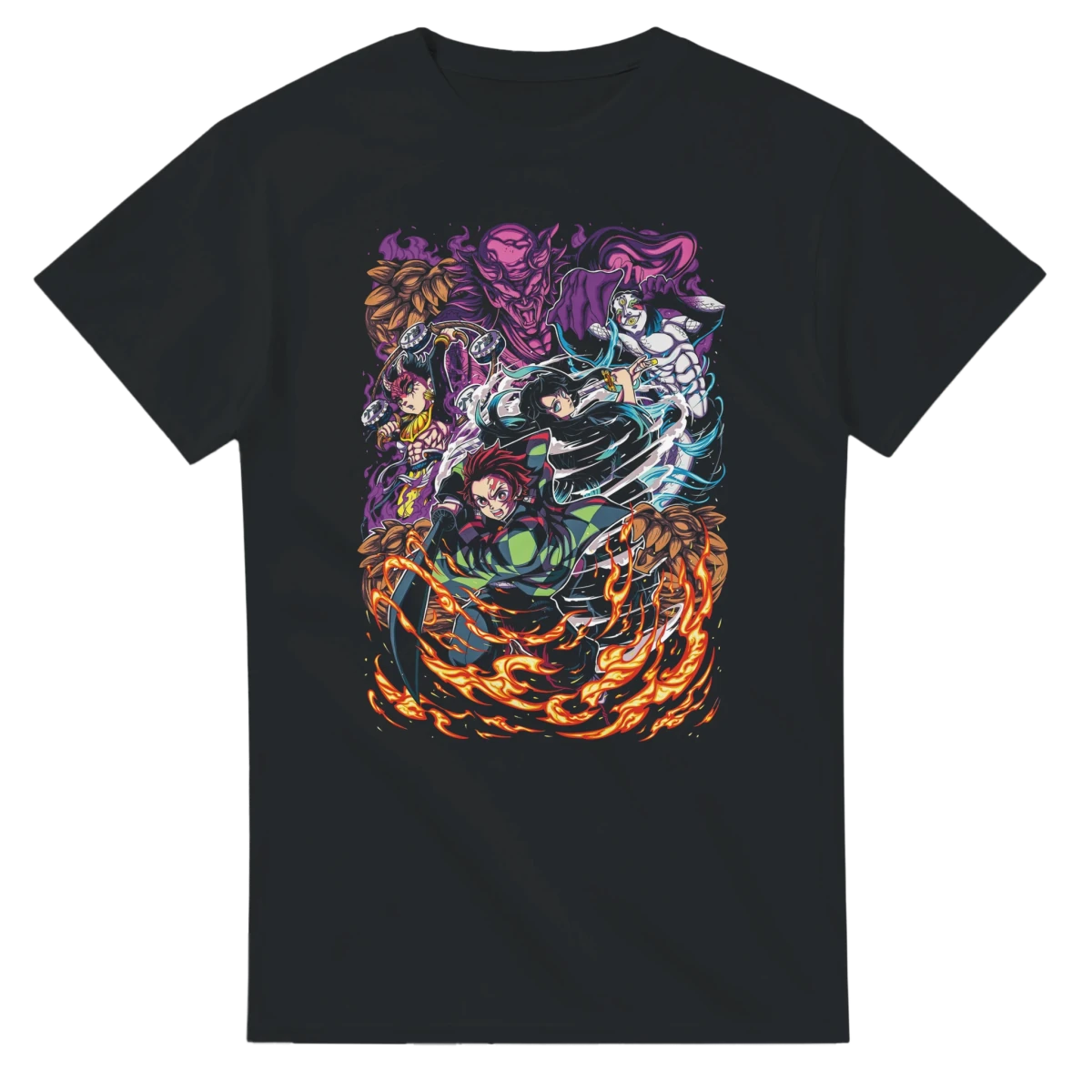 T-shirt Demon Slayer | Design Kimetsu no Yaiba Homme & Femme - 100% Coton T-shirt - KAWAII FAVIE