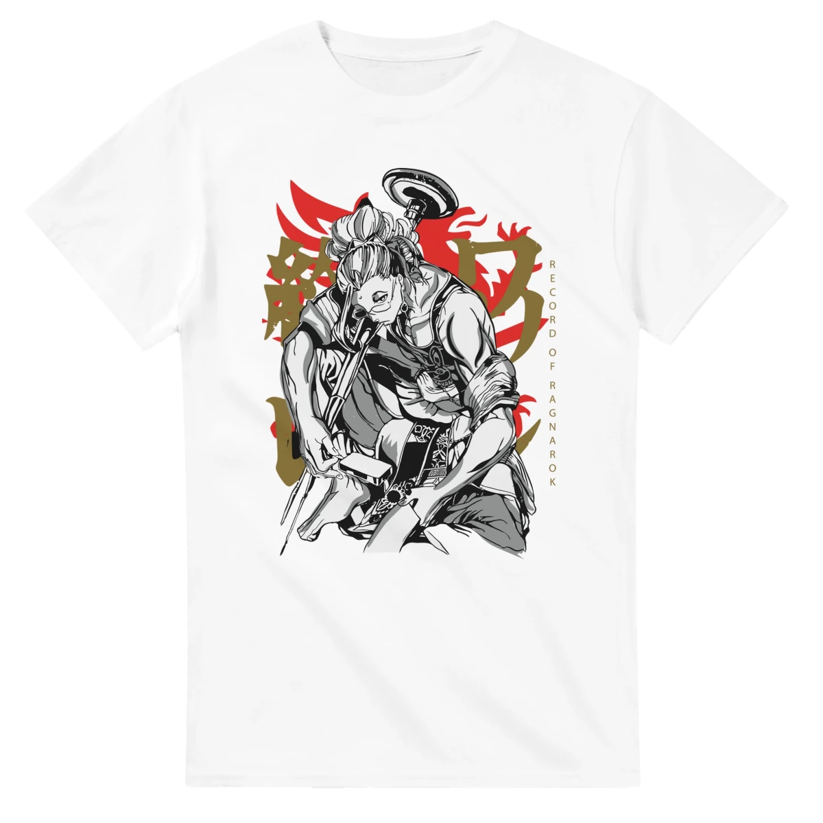 T-shirt Record of Ragnarok | Design Exclusif de Kannon (观音) - Unisexe - Style Streetwear Manga T-shirt - KAWAII FAVIE