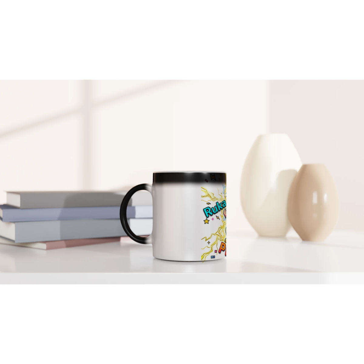 Tasse Magique - Ruka en Pikachu Full Power | Céramique à Révélation Chaude - Pokémon Tasse - KAWAII FAVIE