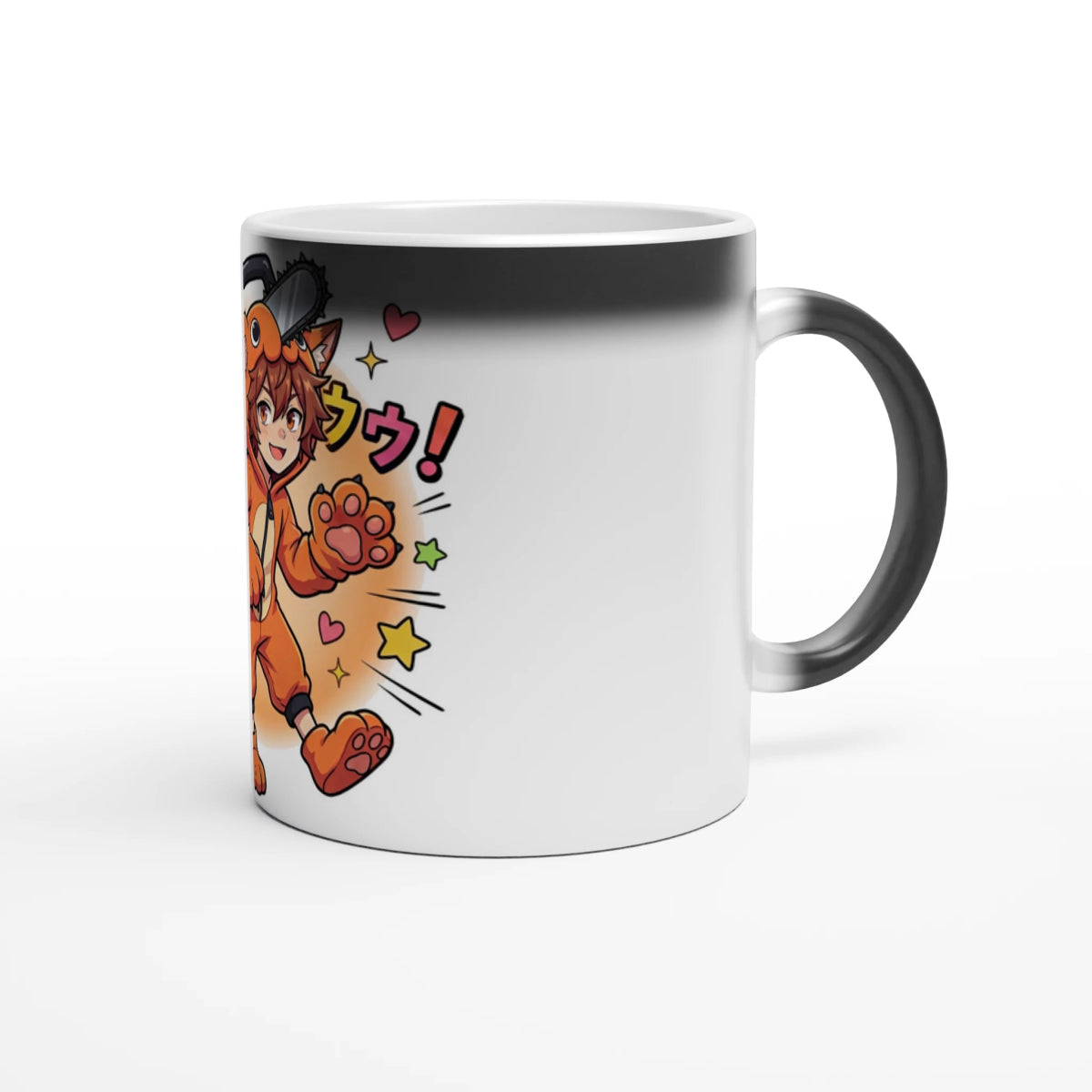 Tasse Magique Ruka en Pochita | Céramique à Révélation Chaude - Chainsaw Man Tasse - KAWAII FAVIE