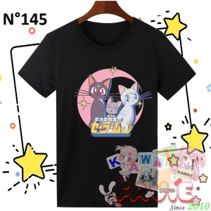 T-shirt Chat Sailor Moon