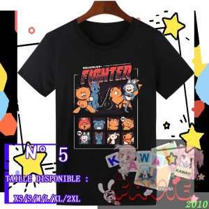 T-shirt fighter anime...