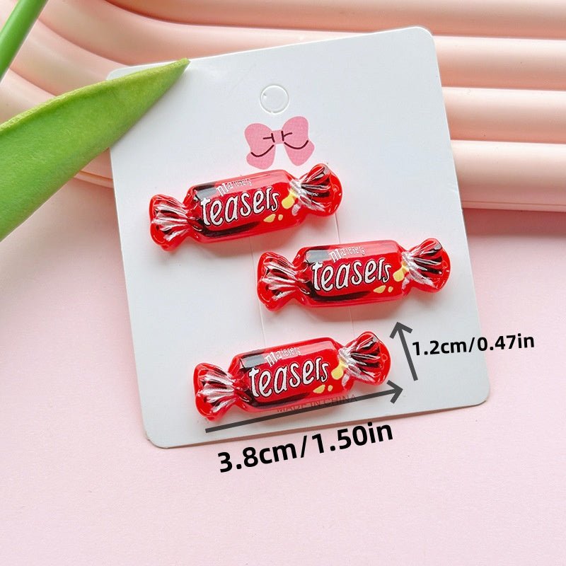 10 Charmes en Résine Simulation Bonbon Mignons | Accessoires DIY pour Bijoux, Colliers, Bracelets - KAWAHIP Charms - KAWAII FAVIE