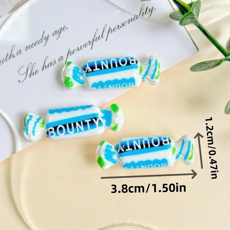 10 Charmes en Résine Simulation Bonbon Mignons | Accessoires DIY pour Bijoux, Colliers, Bracelets - KAWAHIP Charms - KAWAII FAVIE