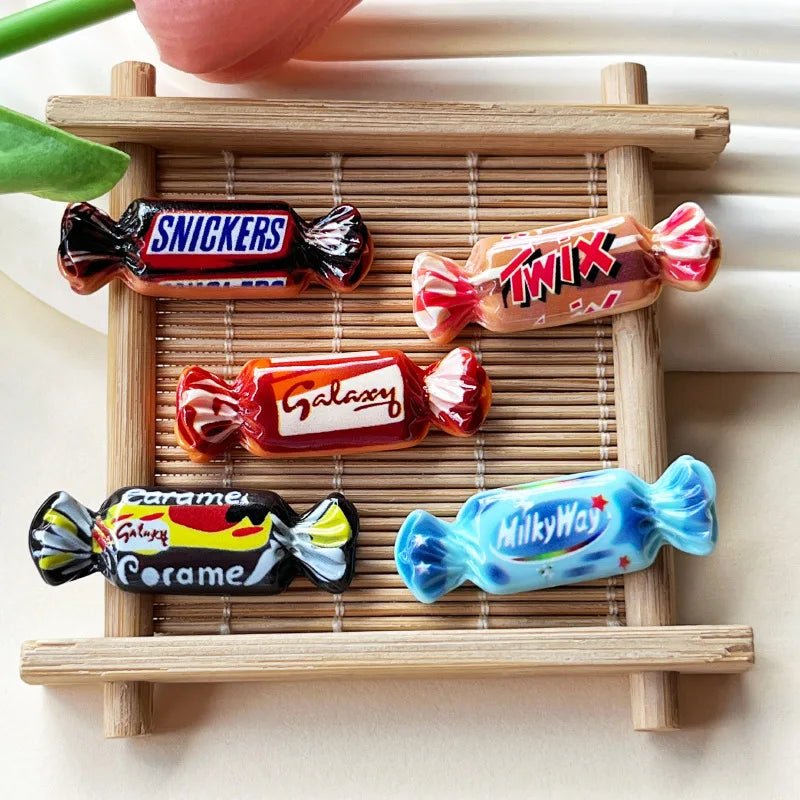 10 Charmes en Résine Simulation Bonbon Mignons | Accessoires DIY pour Bijoux, Colliers, Bracelets - KAWAHIP Charms - KAWAII FAVIE