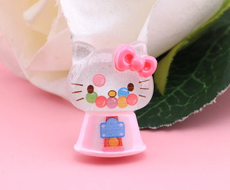 10Pcs Accessoires en Résine Sanrio | Charms Décoratifs Personnalisables - DIY, Collection, Cadeau Charms - KAWAII FAVIE