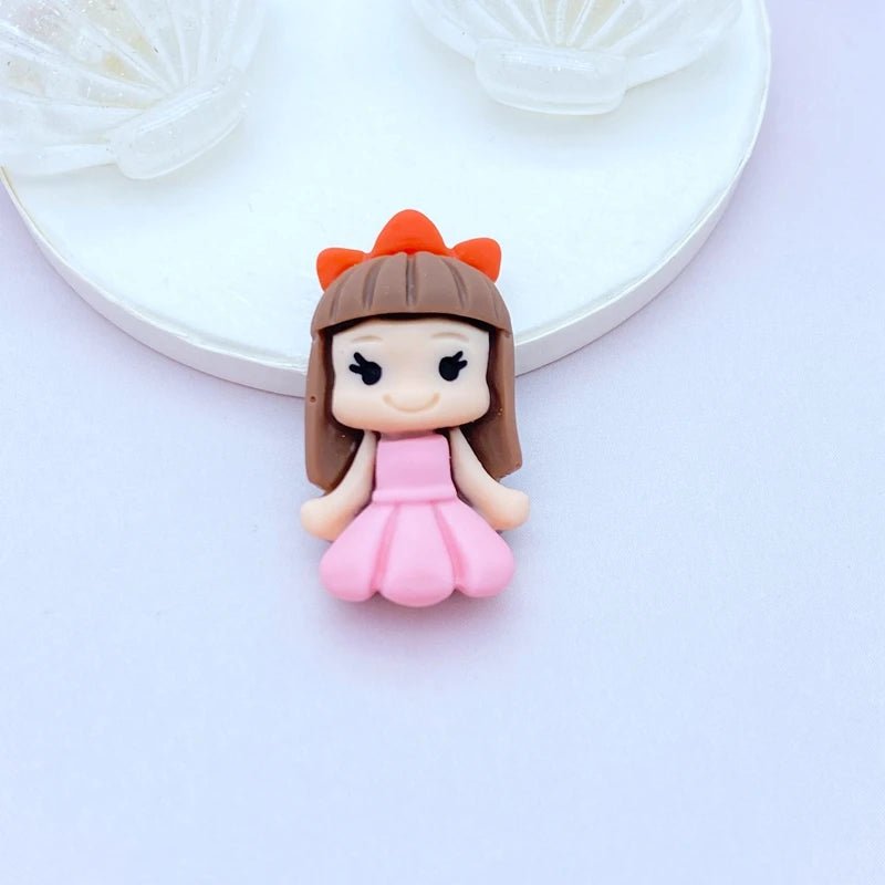 20 Mini Cabochons en Résine Princesse & Héros de Film | Dos Plat - DIY, Scrapbooking, Décoration KAWAHIP Charms - KAWAII FAVIE