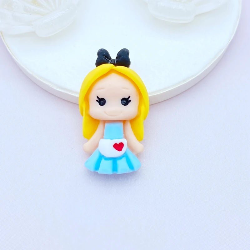 20 Mini Cabochons en Résine Princesse & Héros de Film | Dos Plat - DIY, Scrapbooking, Décoration KAWAHIP Charms - KAWAII FAVIE