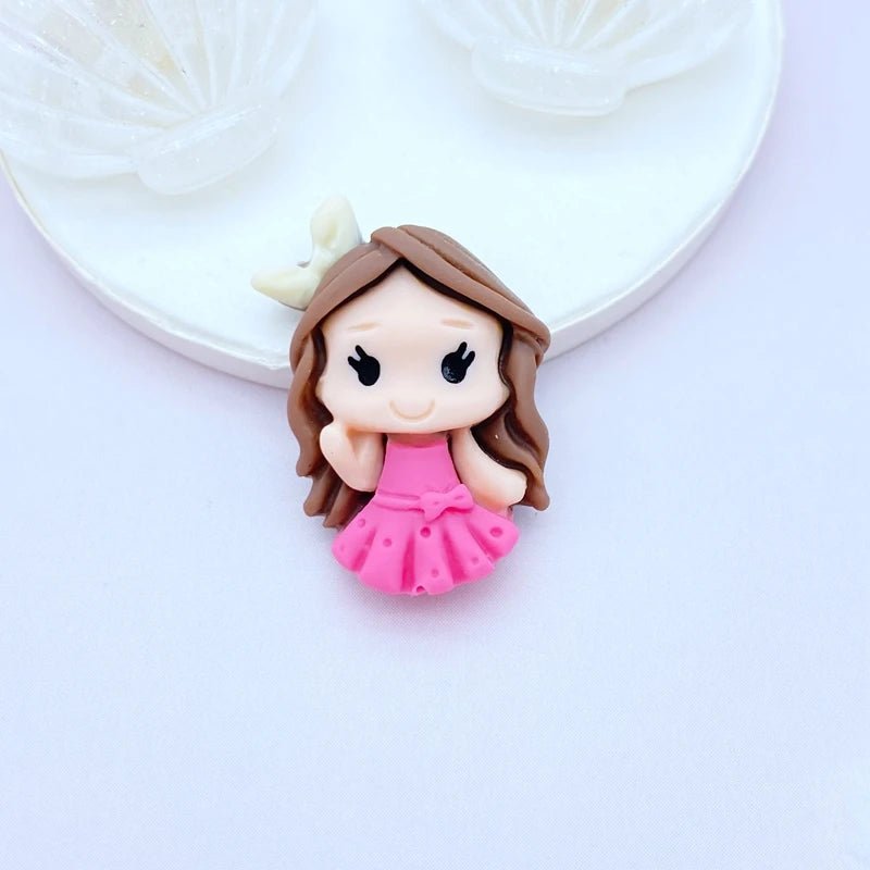 20 Mini Cabochons en Résine Princesse & Héros de Film | Dos Plat - DIY, Scrapbooking, Décoration KAWAHIP Charms - KAWAII FAVIE