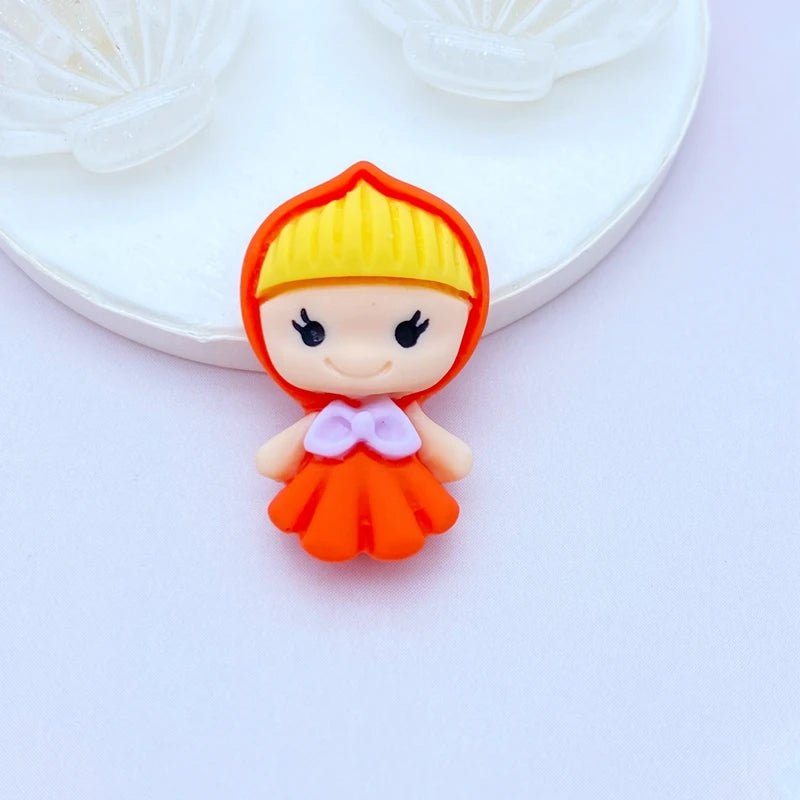 20 Mini Cabochons en Résine Princesse & Héros de Film | Dos Plat - DIY, Scrapbooking, Décoration KAWAHIP Charms - KAWAII FAVIE