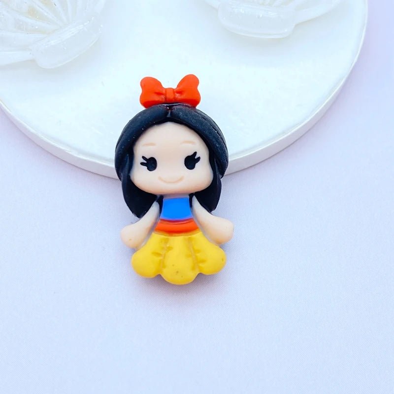 20 Mini Cabochons en Résine Princesse & Héros de Film | Dos Plat - DIY, Scrapbooking, Décoration KAWAHIP Charms - KAWAII FAVIE