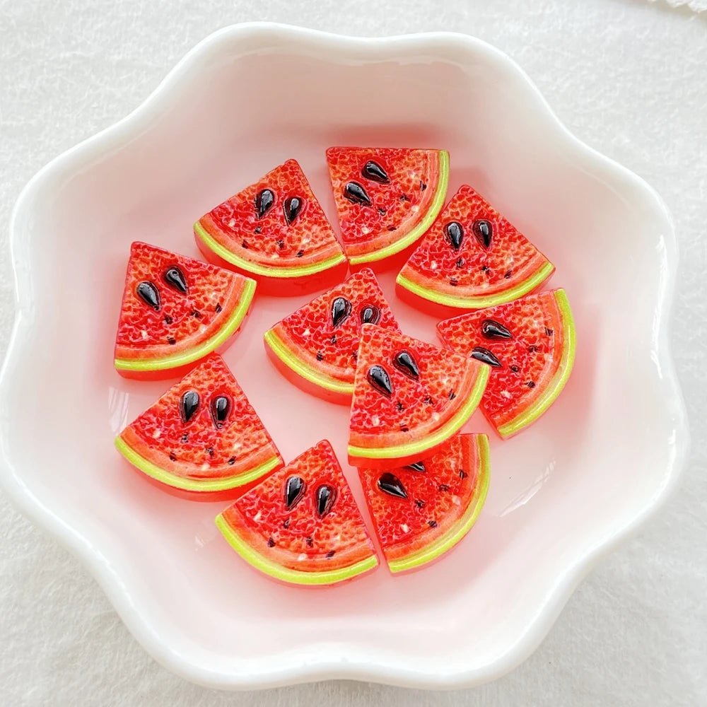 20pcs Accessoires en Résine Thème fruits | Fruits, Kiwi, Citron - DIY, Décoration, Cadeau Écologique KAWAHIP Charms - KAWAII FAVIE