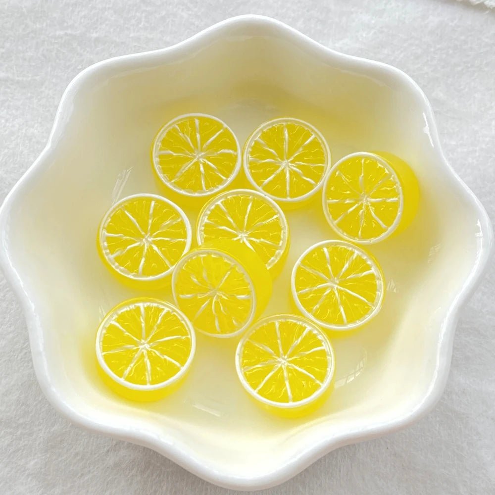 20pcs Accessoires en Résine Thème fruits | Fruits, Kiwi, Citron - DIY, Décoration, Cadeau Écologique KAWAHIP Charms - KAWAII FAVIE