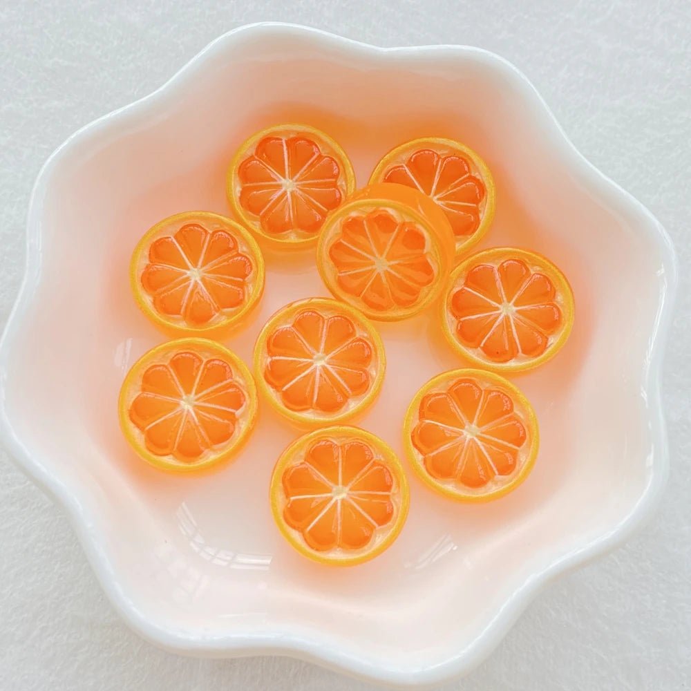 20pcs Accessoires en Résine Thème fruits | Fruits, Kiwi, Citron - DIY, Décoration, Cadeau Écologique KAWAHIP Charms - KAWAII FAVIE