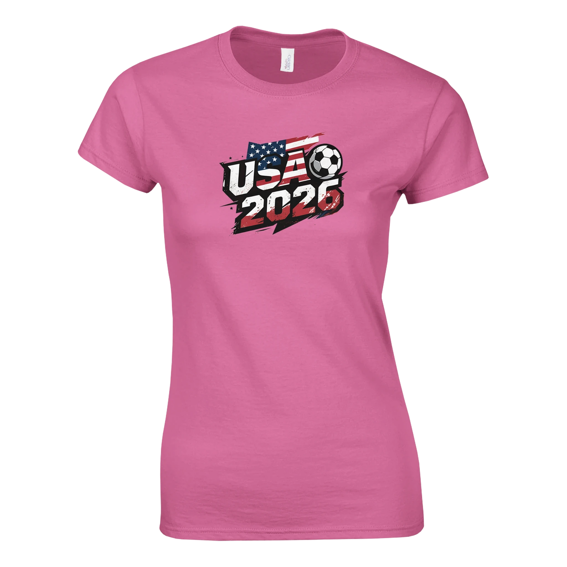 T-shirt Uruguay 2026 - Design Coupe du Monde Football | Maillot Supporters Sélection Nationale pour femme