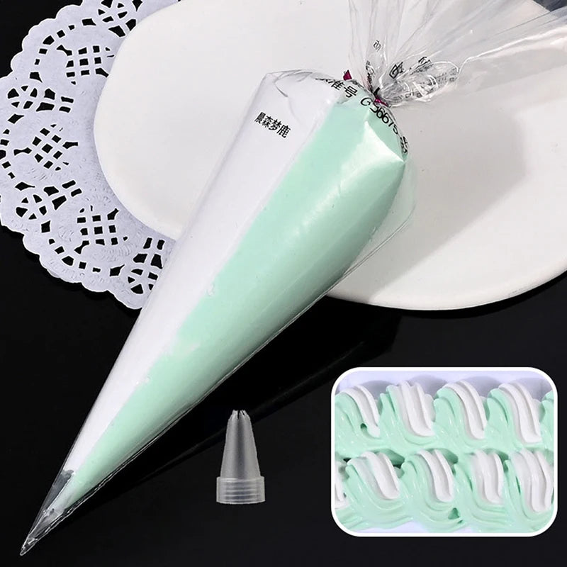 Colle Crème KAWAHIP poche à douille Deux Couleurs - Matériaux pour Coque de Téléphone DIY 100g - Simulation de Crème Decoden avec Douille pour Fabrication de Bijoux