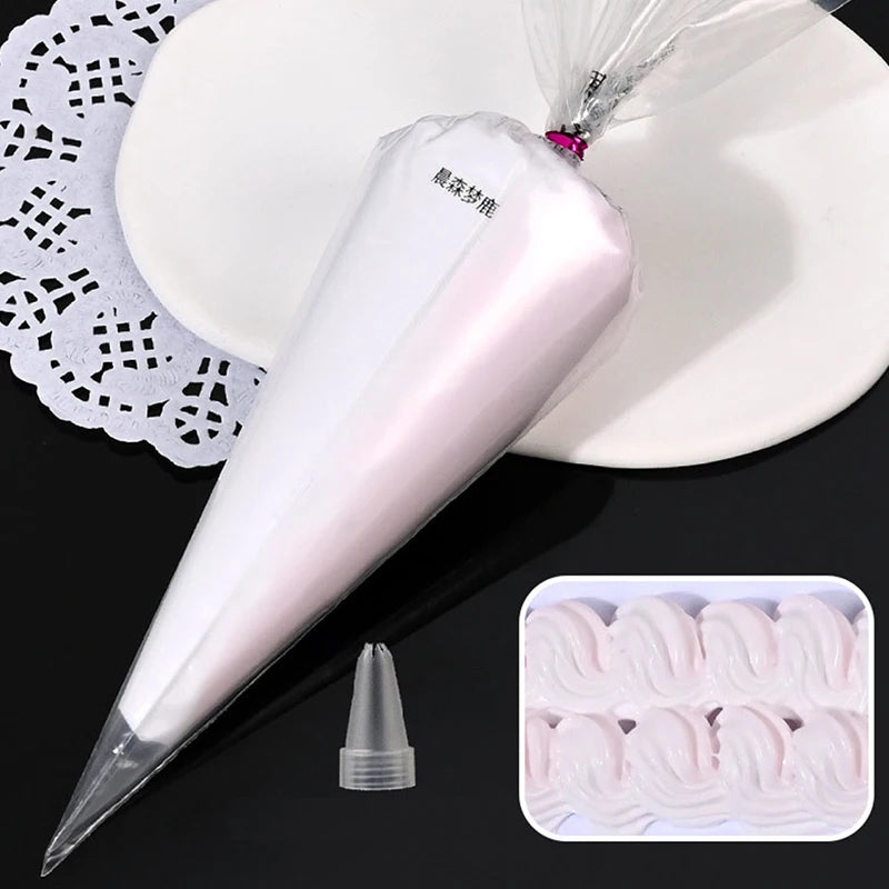 Colle Crème KAWAHIP poche à douille Deux Couleurs - Matériaux pour Coque de Téléphone DIY 100g - Simulation de Crème Decoden avec Douille pour Fabrication de Bijoux