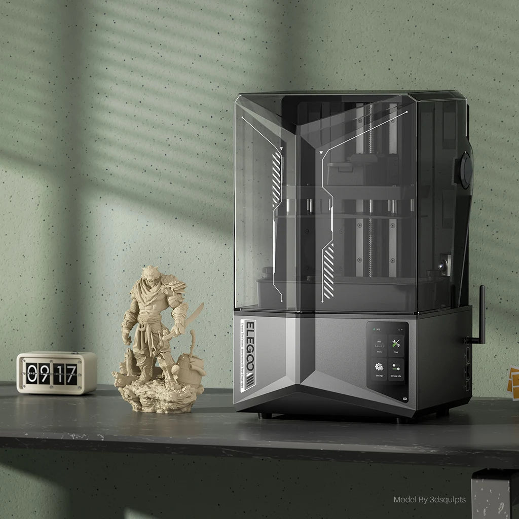 IMPRIMANTE 3D RÉSINE 12K ELEGOO Saturn 4 Ultra - Précision Ultime • Surveillance IA • Nivellement Auto