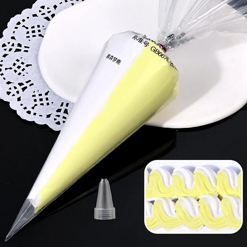 Colle Crème KAWAHIP poche à douille Deux Couleurs - Matériaux pour Coque de Téléphone DIY 100g - Simulation de Crème Decoden avec Douille pour Fabrication de Bijoux