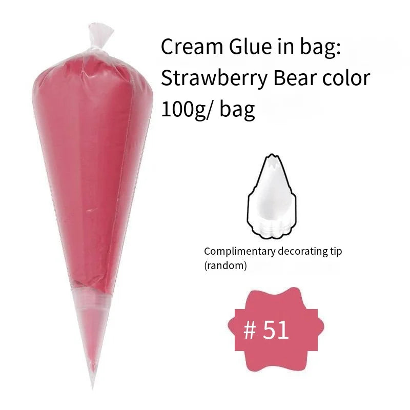 Colle Crème KAWAHIP poche à douille couleurs - 100g