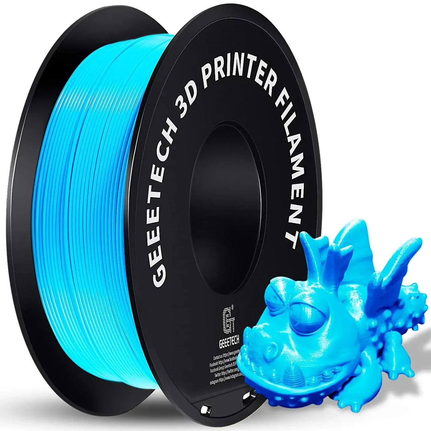 Filament PLA Standard Geeetech 1.75mm - 1kg - Haute Précision (±0.03mm) - Compatible Toutes Imprimantes FDM