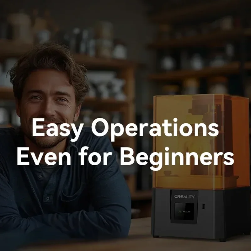 IMPRIMANTE 3D RÉSINE CREALITY HALOT R6 - Idéale pour Débutants • Facilité d'Utilisation • Connexion Wi-Fi