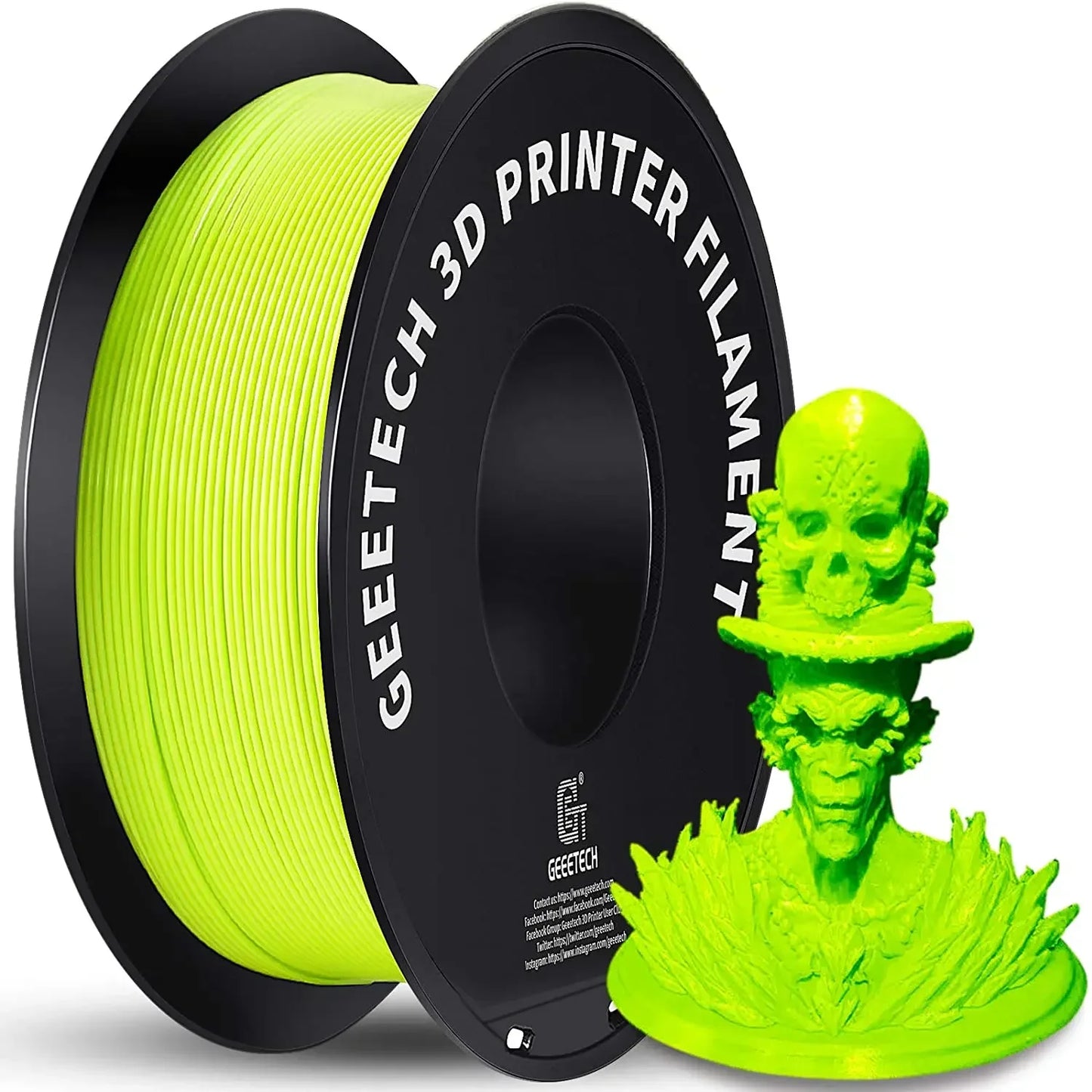 Filament PLA Standard Geeetech 1.75mm - 1kg - Haute Précision (±0.03mm) - Compatible Toutes Imprimantes FDM