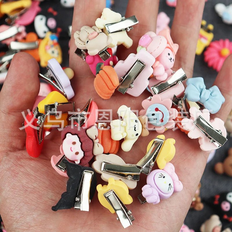 Accessoires en Résine DIY KAWAHIP | Décoration Mobile Créative - Lot de 50 Pièces Cartoon Pastel Charms - KAWAII FAVIE