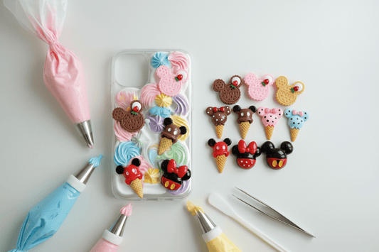 Accessoires en Résine Mickey & Minnie « Frozen » | Glaces et Biscuits - Décoration, DIY, Cadeau Fan Disney KAWAHIP Charms - KAWAII FAVIE