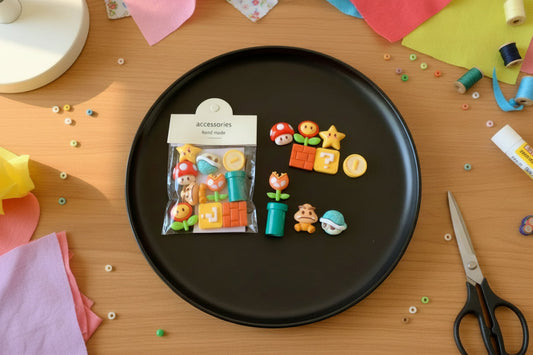 Accessoires Super Mario en Résine 3D | Figurines Décoration Auto, Tasse, Téléphone - DIY Fan - KAWAHIP Charms - KAWAII FAVIE