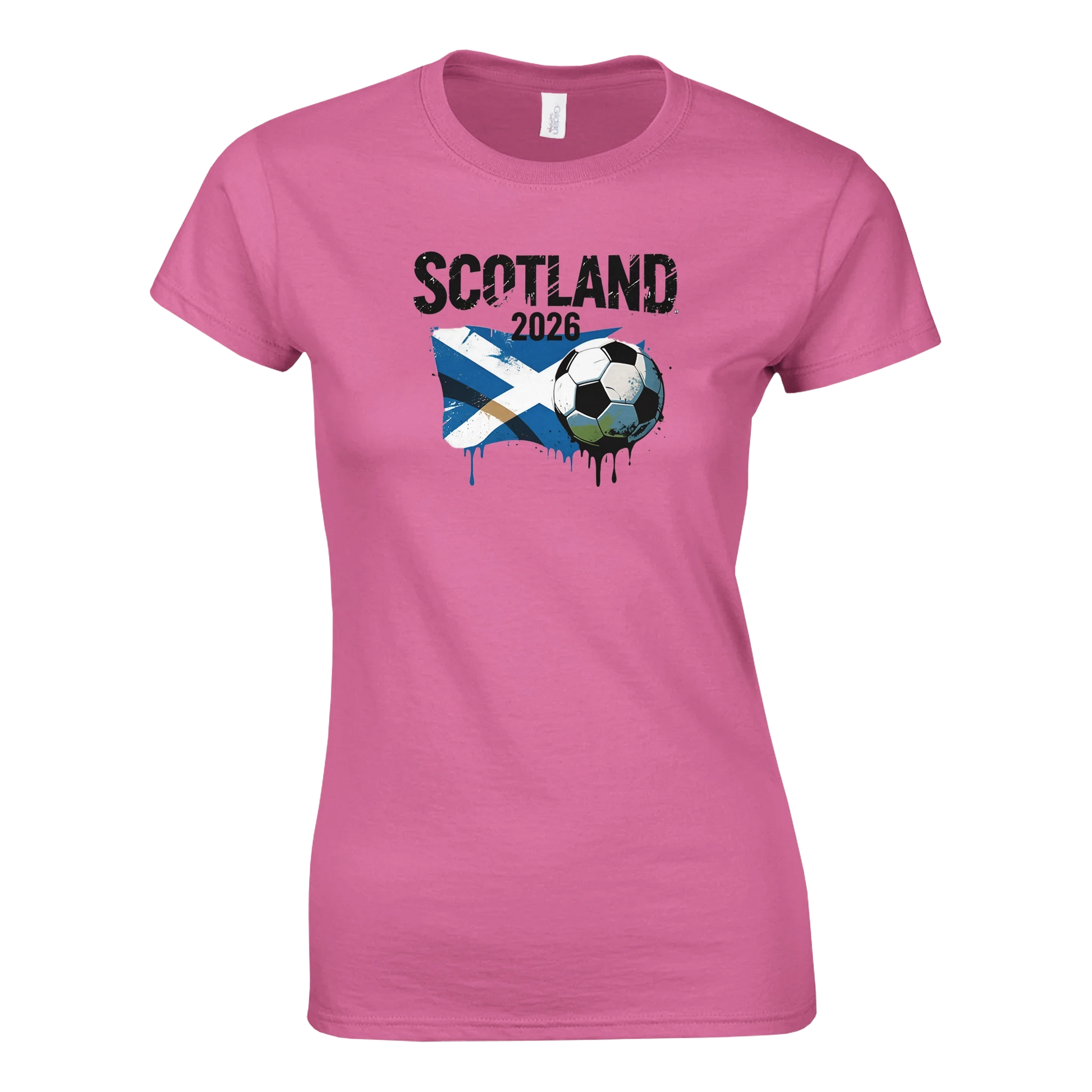 T-shirt Scotland 2026 - Design Grunge Coupe du Monde Football | Maillot Supporters Équipe Nationale Homme & Femme