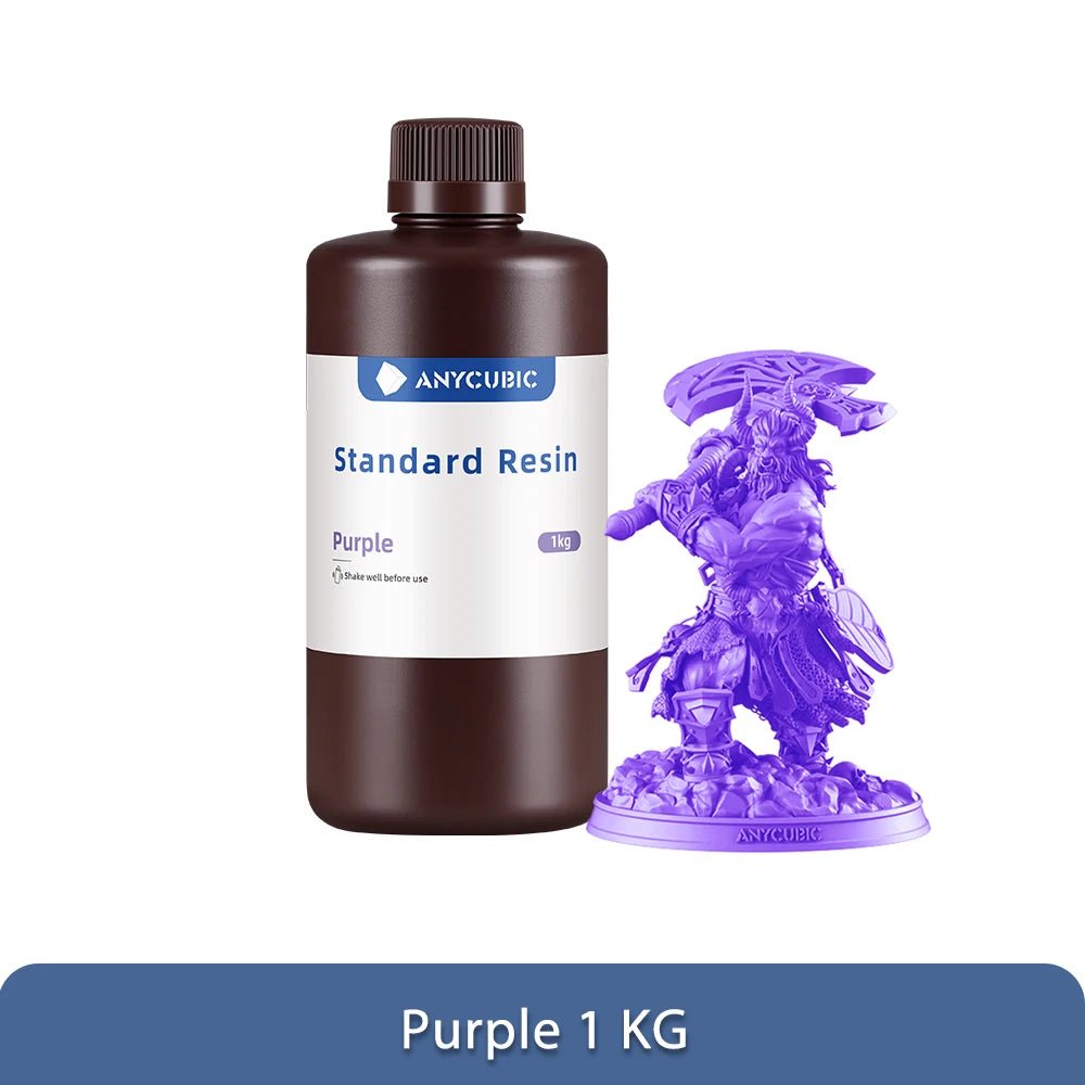 ANYCUBIC Résine Photopolymère Liquide Standard 1kg/10kg 405nm UV LCD/Photon Mono Consommables 3D - KAWAII FAVIE