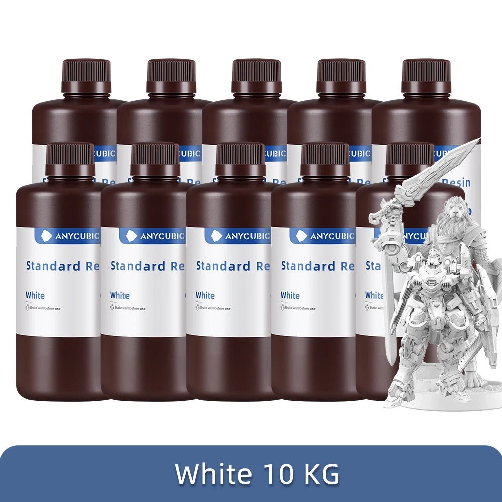 ANYCUBIC Résine Photopolymère Liquide Standard 1kg/10kg 405nm UV LCD/Photon Mono Consommables 3D - KAWAII FAVIE
