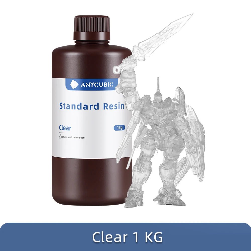 ANYCUBIC Résine Photopolymère Liquide Standard 1kg/10kg 405nm UV LCD/Photon Mono Consommables 3D - KAWAII FAVIE