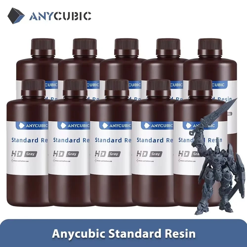 ANYCUBIC Résine Photopolymère Liquide Standard 1kg/10kg 405nm UV LCD/Photon Mono Consommables 3D - KAWAII FAVIE
