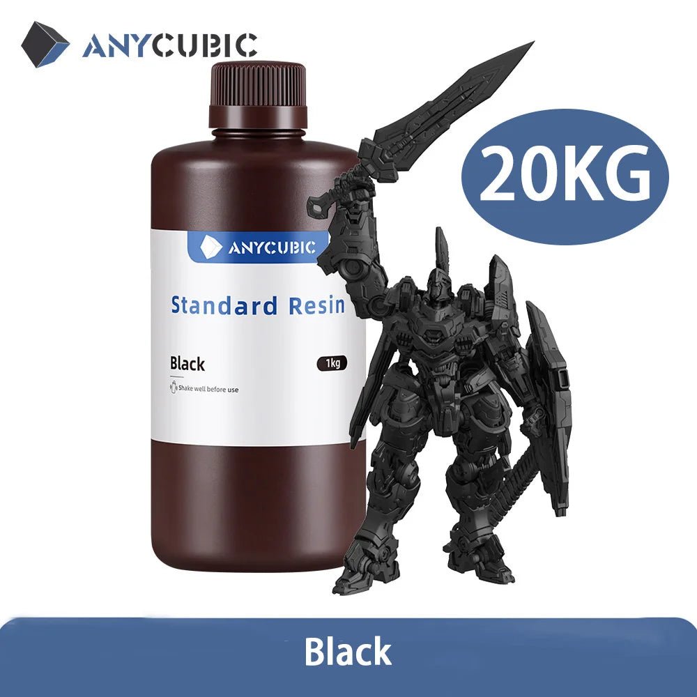 ANYCUBIC Résine Photopolymère Liquide Standard 1kg/10kg 405nm UV LCD/Photon Mono Consommables 3D - KAWAII FAVIE