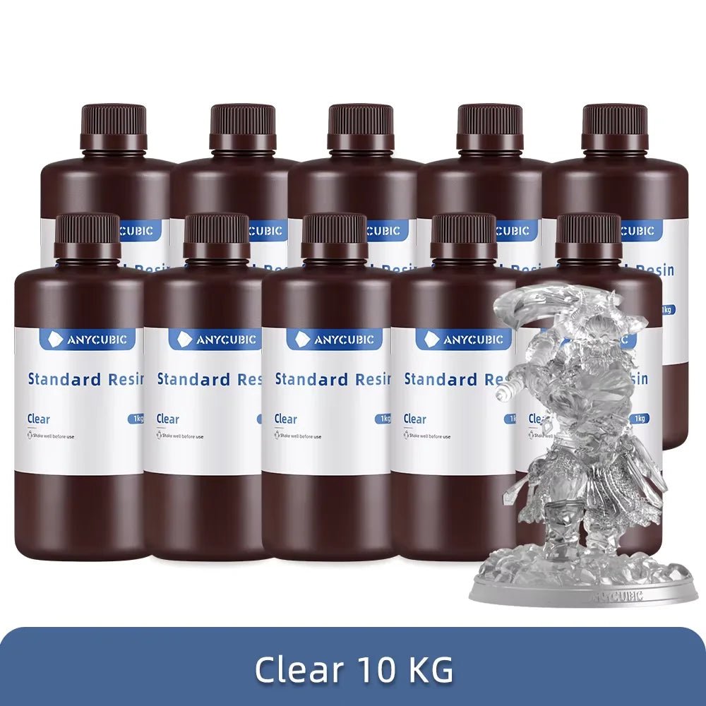ANYCUBIC Résine Photopolymère Liquide Standard 1kg/10kg 405nm UV LCD/Photon Mono Consommables 3D - KAWAII FAVIE