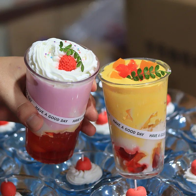 Bougies Parfumées Artisanales en Forme de Thé au Lait | Création Mignonne aux Couleurs Vives - Décoration & Ambiance Douce bougie - KAWAII FAVIE