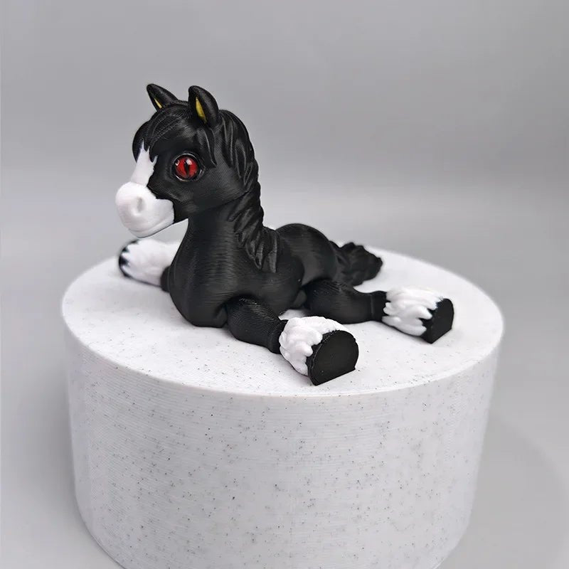 Cheval Articulé Miniature | Jouet Anti - Stress & Décoration Bureau - Impression 3D PLA Jouet 3D - KAWAII FAVIE