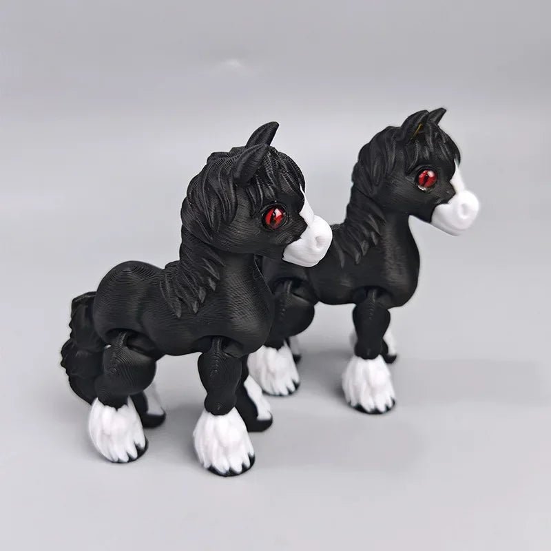 Cheval Articulé Miniature | Jouet Anti - Stress & Décoration Bureau - Impression 3D PLA Jouet 3D - KAWAII FAVIE