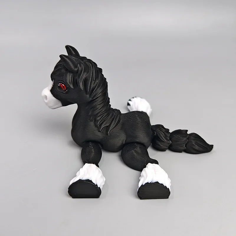 Cheval Articulé Miniature | Jouet Anti - Stress & Décoration Bureau - Impression 3D PLA Jouet 3D - KAWAII FAVIE