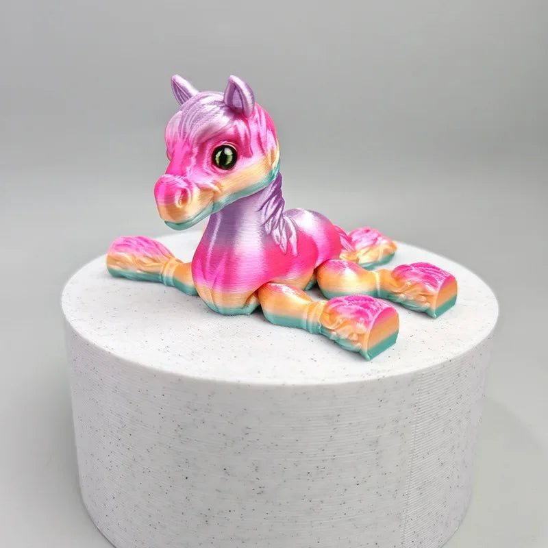 Cheval Articulé Miniature | Jouet Anti - Stress & Décoration Bureau - Impression 3D PLA Jouet 3D - KAWAII FAVIE