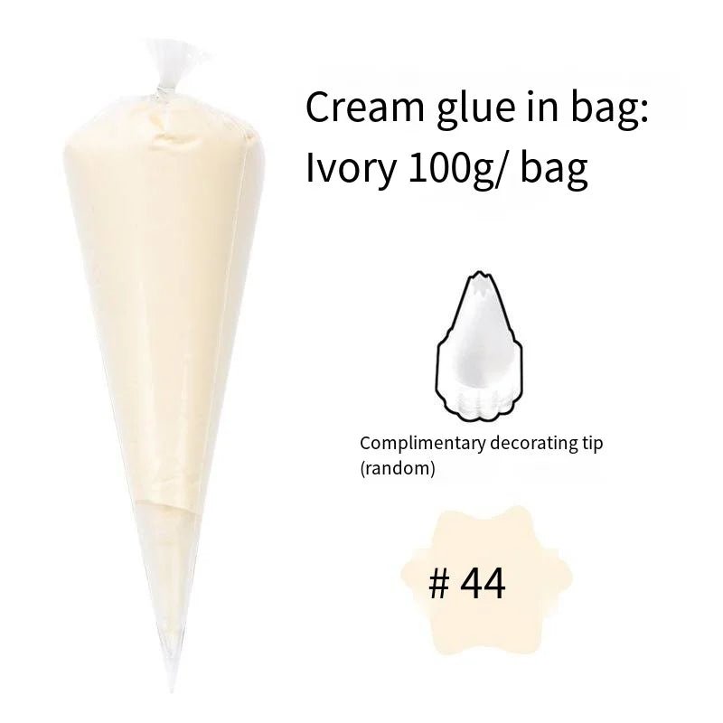 Colle Crème KAWAHIP poche à douille couleurs beige clair - 100g KAWAHIP - KAWAII FAVIE