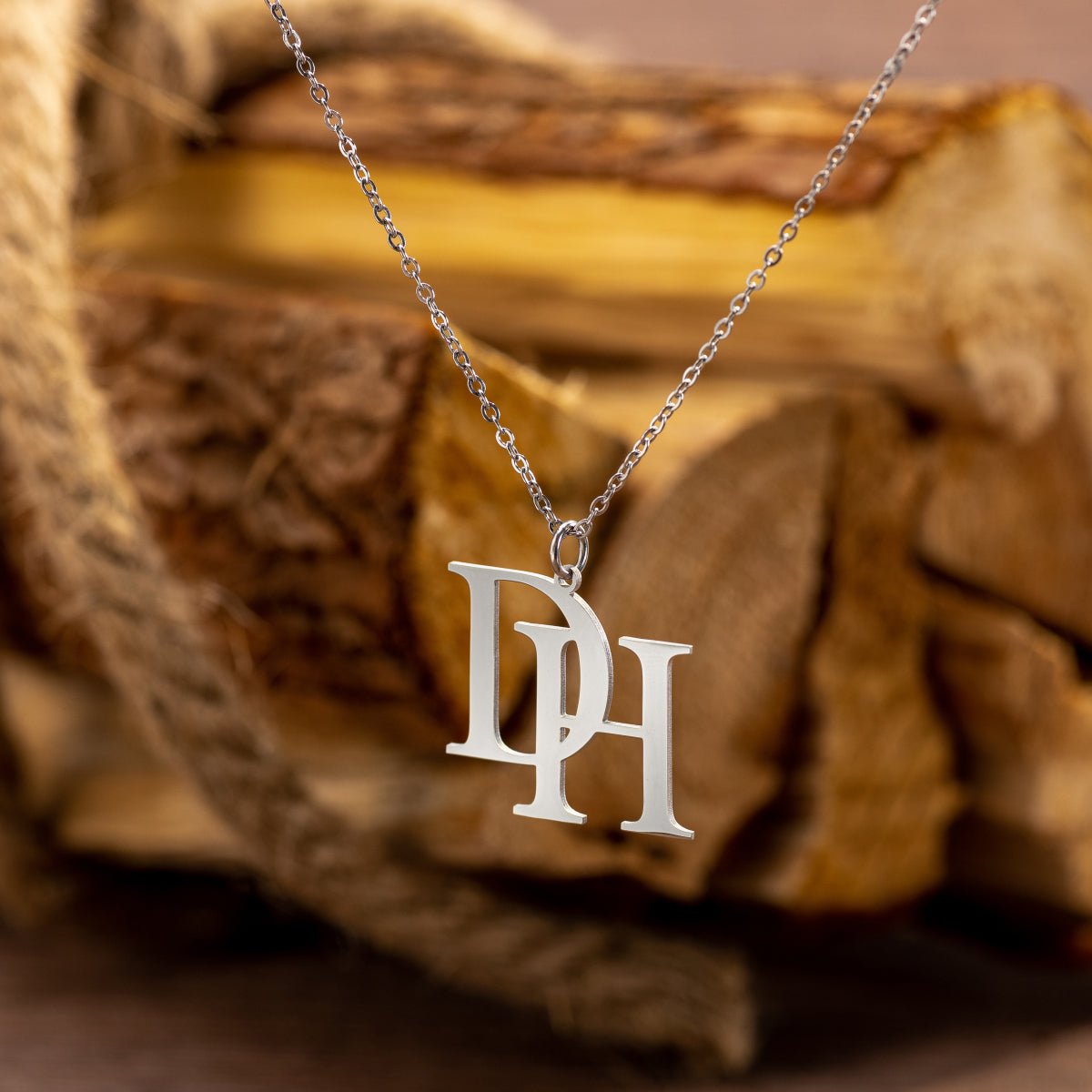 Collier Personnalisé Deux Initiales en Argent 925 | Style Minimaliste - Cadeau Unique pour Elle/Lui Necklace - KAWAII FAVIE